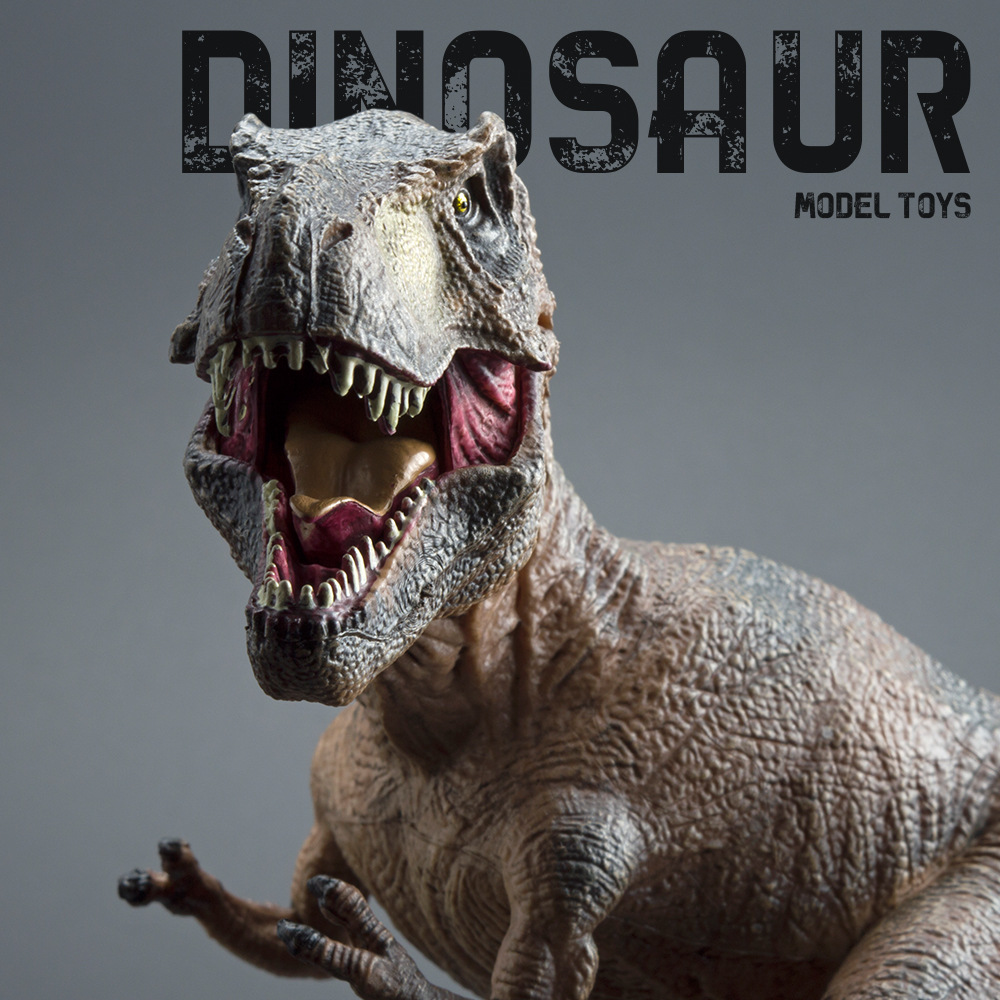 Vintage Collectible Toys - Brinquedos Realistas de Dinossauro Tyrannosaurus Rex,